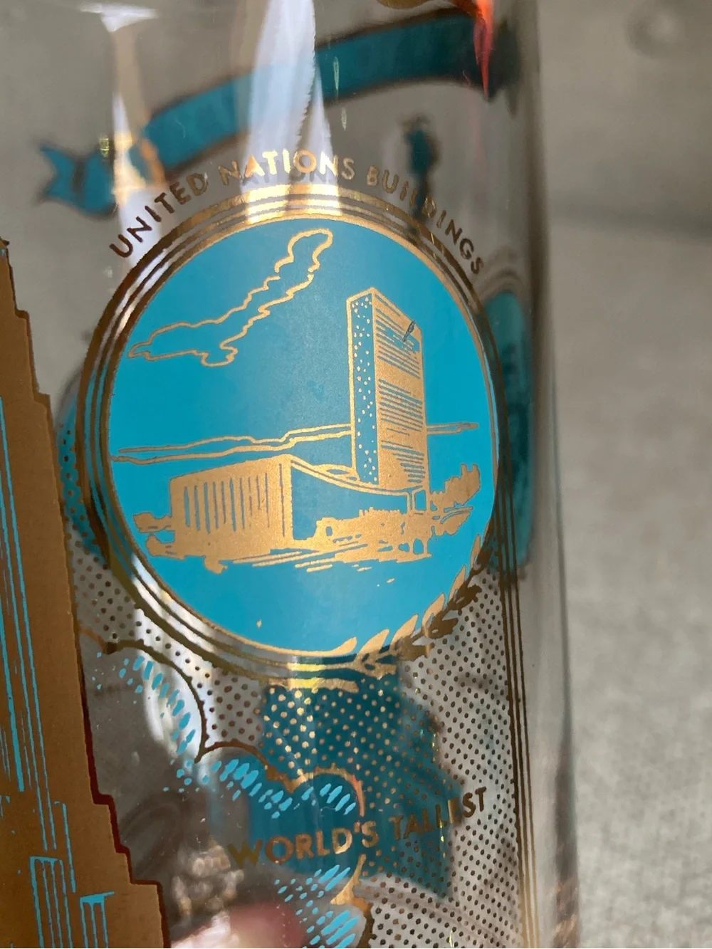 Vintage New York City Souvenir Highball glass